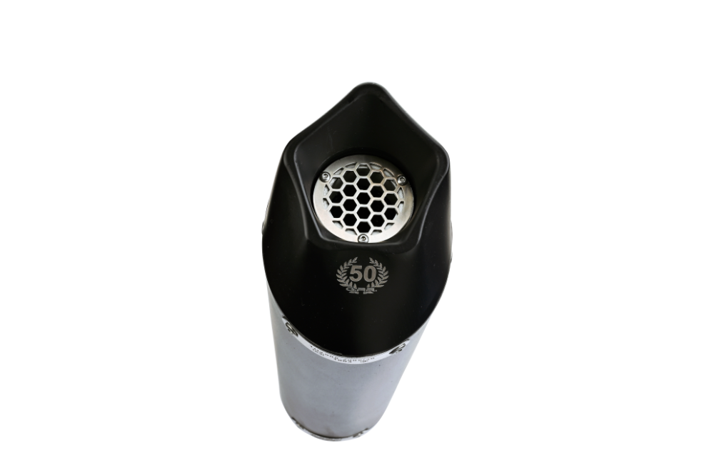 Exhaust compatible with Ducati Multistrada 950 2017-2020, GP Evo4 Black Titanium, Homologated legal Mid-full system exhaust, including removable db killer and catalyst 
