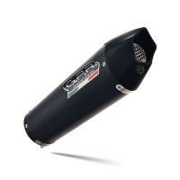 Exhaust compatible with Ktm Enduro 690 R 2021-2024, GP Evo4 Black Titanium, Homologated legal slip-on exhaust including removable db killer, link pipe and catalyst 