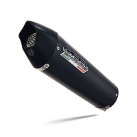 Exhaust compatible with Ducati Multistrada 950 2017-2020, GP Evo4 Black Titanium, Homologated legal Mid-full system exhaust, including removable db killer and catalyst 