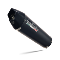Exhaust compatible with Honda Hornet Cb 600 F 2007-2014, Gpe Ann. Black titanium, Homologated legal full system exhaust, including removable db killer and catalyst 