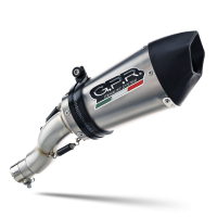 Exhaust compatible with Bmw R Nine-T 1200 -Pure -Racer -Urban G-S 2017-2023, GP Evo4 Titanium, Homologated legal slip-on exhaust including removable db killer and link pipe 
