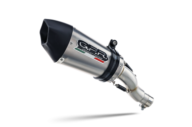 Exhaust compatible with Bmw S 1000 R -M 2014-2016, Gpe Ann. titanium, Homologated legal full system exhaust, including removable db killer 