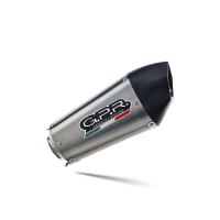 Exhaust compatible with Kawasaki Z 1000 Sx 2017-2020, GP Evo4 Titanium, Dual Homologated legal slip-on exhaust including removable db killers and link pipes 