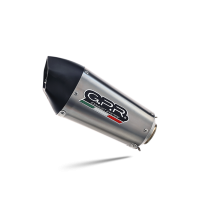 Exhaust compatible with Aprilia Rsv4 1000 2015-2016, Gpe Ann. titanium, Homologated legal slip-on exhaust including removable db killer, link pipe and catalyst 