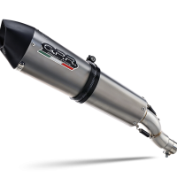 Exhaust compatible with Suzuki Burgman An 650 2002-2012, Gpe Ann. titanium, Homologated legal full system exhaust, including removable db killer and catalyst 