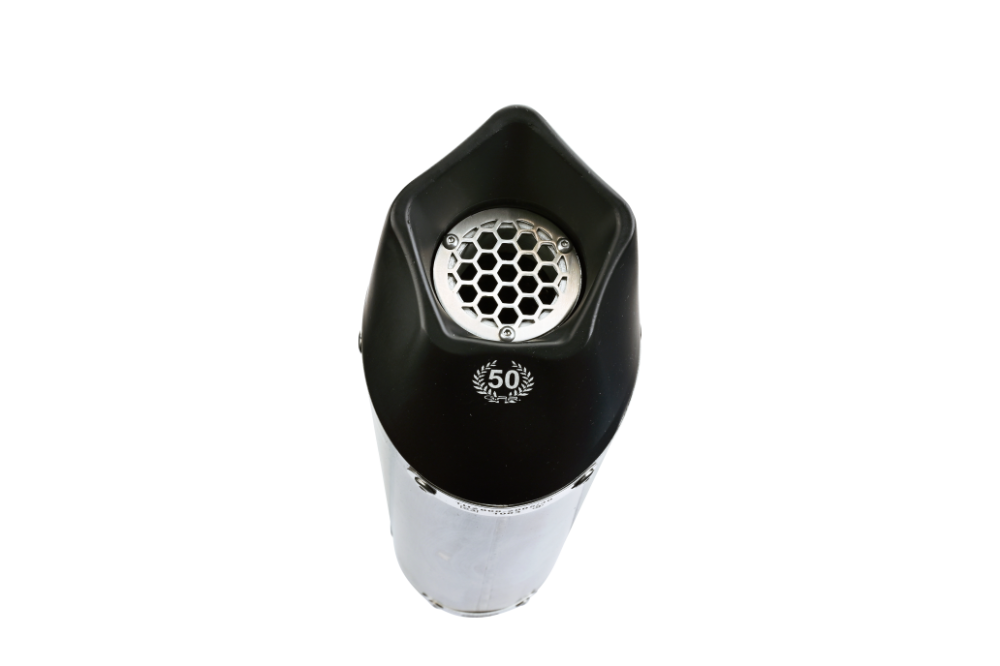 Exhaust compatible with Honda Cb 650 F 2017-2018, GP Evo4 Titanium, Homologated legal full system exhaust, including removable db killer and catalyst 