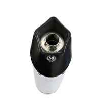 Exhaust compatible with Suzuki Burgman An 650 2002-2012, Gpe Ann. titanium, Homologated legal full system exhaust, including removable db killer and catalyst 