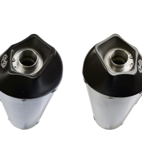 Exhaust compatible with Ducati 999 2002-2008, Gpe Ann. titanium, Dual Homologated legal slip-on exhaust including removable db killers and link pipes 