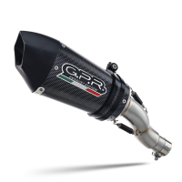 Exhaust compatible with Mv Agusta F3 800 2017-2020, GP Evo4 Poppy, Homologated legal slip-on exhaust including removable db killer, link pipe and catalyst 