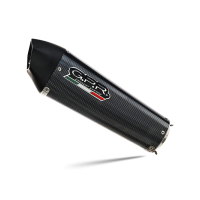 Exhaust compatible with Ducati Multistrada 1200 2010-2014, Gpe Ann. Poppy, Homologated legal Mid-full system exhaust, including removable db killer and catalyst 