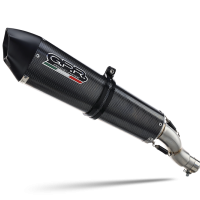 Exhaust compatible with Yamaha T-Max 530 2012-2016, Gpe Ann. Poppy, Homologated legal full system exhaust, including removable db killer and catalyst 