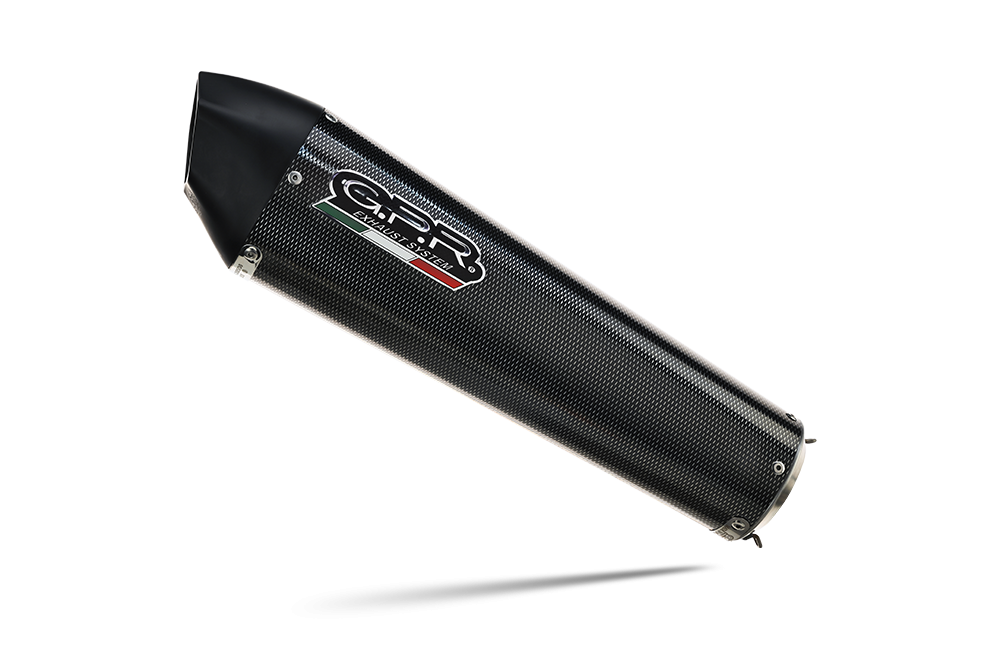 Exhaust compatible with Yamaha T-Max 530 2012-2016, Gpe Ann. Poppy, Homologated legal full system exhaust, including removable db killer and catalyst 