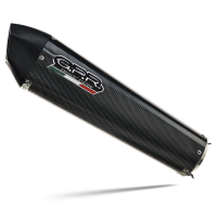 Exhaust compatible with Yamaha T-Max 530 2012-2016, Gpe Ann. Poppy, Homologated legal full system exhaust, including removable db killer and catalyst 