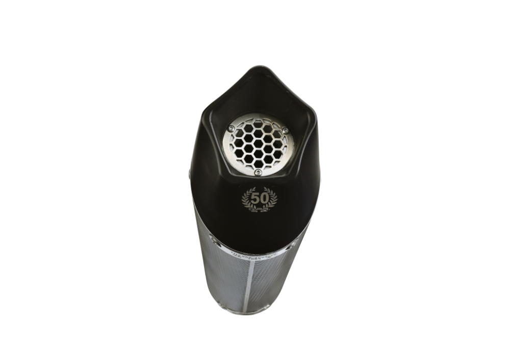 Exhaust compatible with Bmw G 310 Gs 2017-2021, GP Evo4 Poppy, Homologated legal full system exhaust, including removable db killer and catalyst 