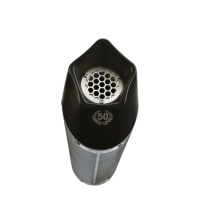 Exhaust compatible with Bmw G 310 Gs 2017-2021, GP Evo4 Poppy, Homologated legal full system exhaust, including removable db killer and catalyst 