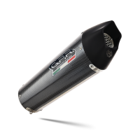 Exhaust compatible with Voge 650DSX 2021-2024, GP Evo4 Poppy, Homologated legal slip-on exhaust including removable db killer, link pipe and catalyst 