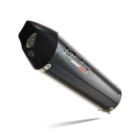 Exhaust compatible with Bmw G 310 Gs 2017-2021, GP Evo4 Poppy, Homologated legal full system exhaust, including removable db killer and catalyst 