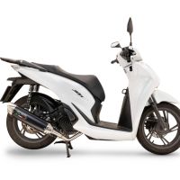 Exhaust compatible with Honda SH 125 2024-2025, Furore-X Scooter, Homologated silencer for noise including full line,db killer and catalyst compliant for inspection 