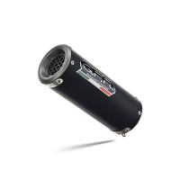 Exhaust compatible with Cf Moto 650 Mt 2021-2024, M3 Black Titanium, Homologated legal slip-on exhaust including removable db killer, link pipe and catalyst 