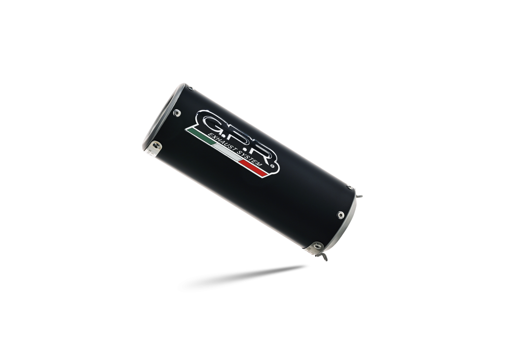 Exhaust compatible with Kawasaki Z 650 RS 2021-2023, M3 Black Titanium, Homologated silencer for noise including full line,db killer and catalyst compliant for inspection 