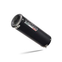 Exhaust compatible with Husqvarna Norden 901 2022-2024, M3 Black Titanium, Homologated legal slip-on exhaust including removable db killer and link pipe 
