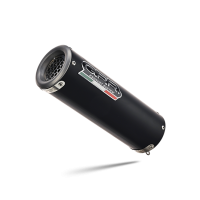 Exhaust compatible with Cf Moto 700 Mt 2023-2024, M3 Black Titanium, Homologated legal slip-on exhaust including removable db killer, link pipe and catalyst 