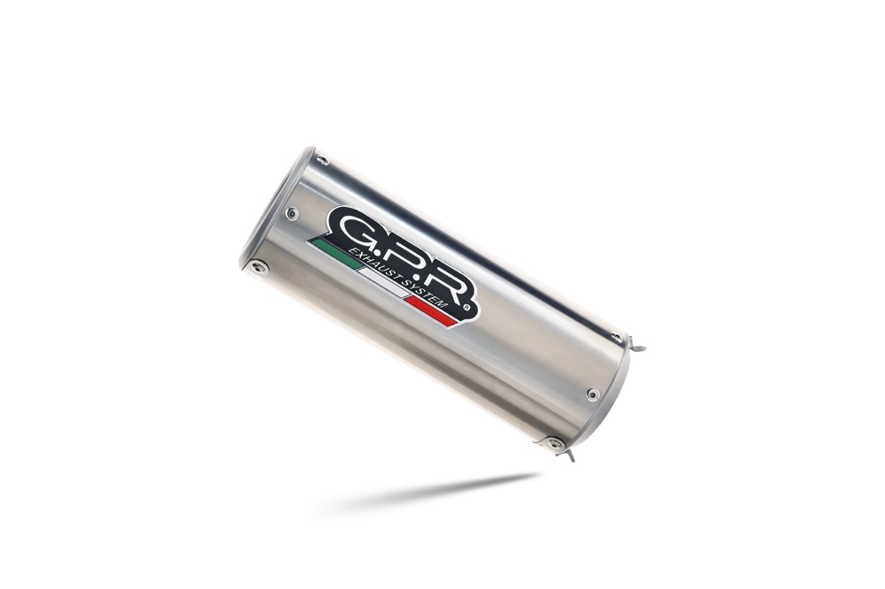 Exhaust compatible with Suzuki Gsx-R 1000 K5 2005-2006, M3 Inox , Homologated legal slip-on exhaust including removable db killer and link pipe 
