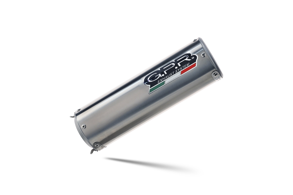 Exhaust compatible with Moto Guzzi Griso 850 2006-2015, M3 Inox , Homologated legal slip-on exhaust including removable db killer, link pipe and catalyst 