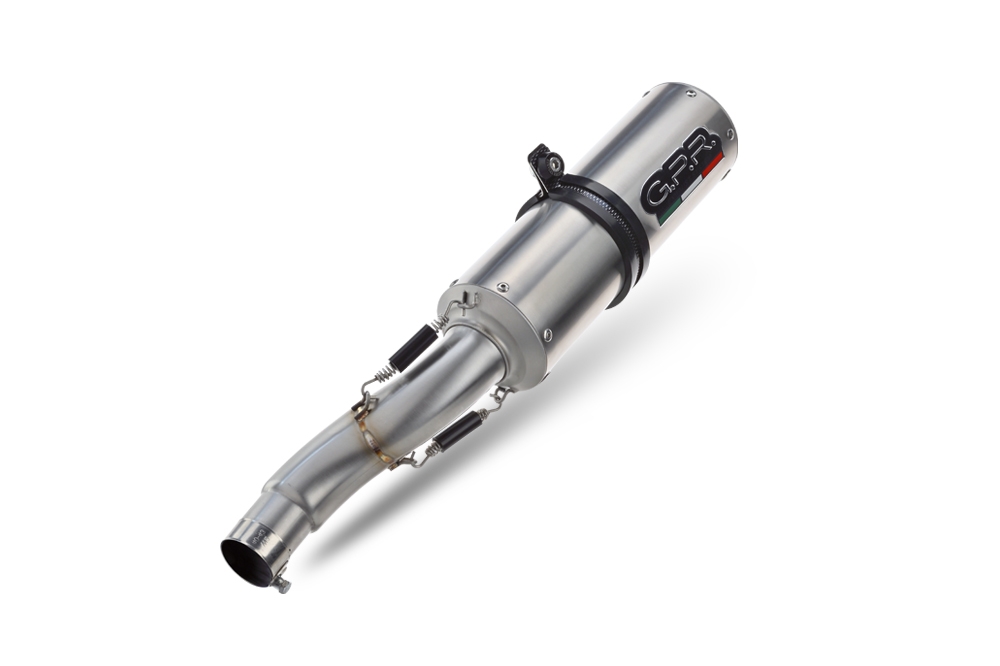 Exhaust compatible with Suzuki Gsx-R 1000 K9 2009-2011, M3 Inox , Dual Homologated legal slip-on exhaust including removable db killers and link pipes 
