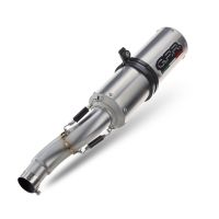 Exhaust compatible with Suzuki Gsx-R 1000 K9 2009-2011, M3 Inox , Dual Homologated legal slip-on exhaust including removable db killers and link pipes 