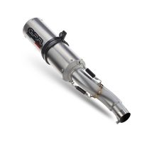 Exhaust compatible with Suzuki Gsx-R 1000 K5 2005-2006, M3 Inox , Homologated legal slip-on exhaust including removable db killer and link pipe 