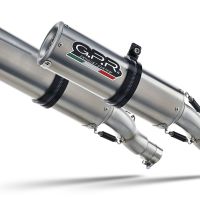 Exhaust compatible with Suzuki Gsx-R 1000 K9 2009-2011, M3 Inox , Dual Homologated legal slip-on exhaust including removable db killers and link pipes 