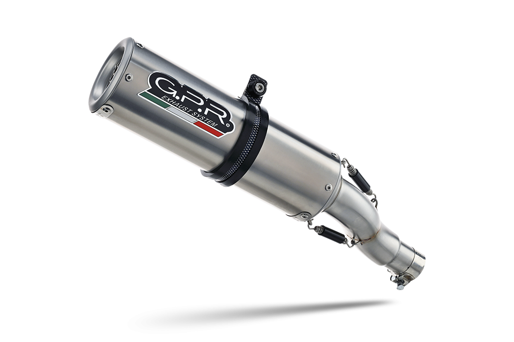 Exhaust compatible with Yamaha XSR900 2016-2021, M3 Inox , Homologated legal full system exhaust, including removable db killer and catalyst 
