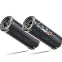 Exhaust compatible with Ducati 999 2002-2008, M3 Poppy , Dual Homologated legal slip-on exhaust including removable db killers and link pipes 