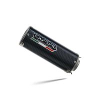 Exhaust compatible with Cf Moto 650 Gt 2025-2026, M3 Poppy , Homologated legal slip-on exhaust including removable db killer and link pipe 