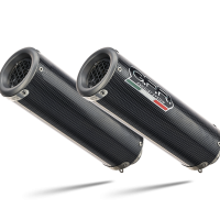 Exhaust compatible with Ducati 1098 2006-2012, M3 Poppy , Dual Homologated legal slip-on exhaust including removable db killers and link pipes 