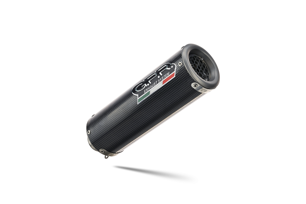 Exhaust compatible with Bmw R 1200 R 2011-2014, M3 Poppy , Homologated legal slip-on exhaust including removable db killer and link pipe 