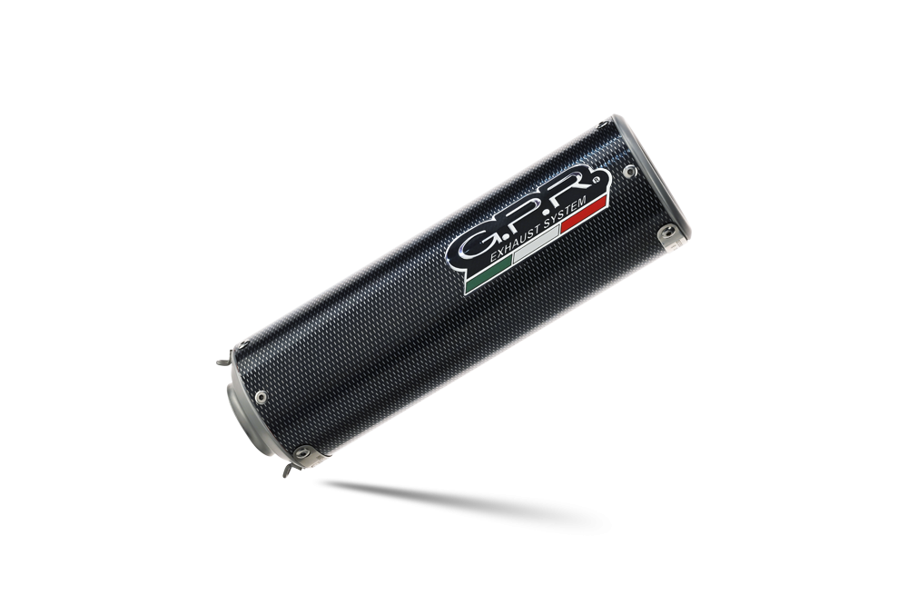 Exhaust compatible with Bmw R Nine-T 1200 -Pure -Racer -Urban G-S 2017-2023, M3 Poppy , Homologated legal slip-on exhaust including removable db killer and link pipe 