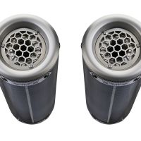 Exhaust compatible with Kawasaki Z1000 2003-2006, M3 Poppy , Dual Homologated legal slip-on exhaust including removable db killers and link pipes 