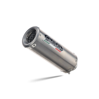 Exhaust compatible with Kawasaki Versys 650 2006-2014, M3 Titanium Natural, Homologated legal slip-on exhaust including removable db killer and link pipe 