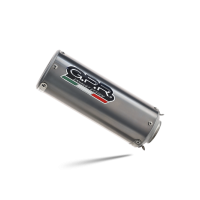 Exhaust compatible with Ducati Multistrada 950 2017-2020, M3 Titanium Natural, Homologated legal Mid-full system exhaust, including removable db killer and catalyst 