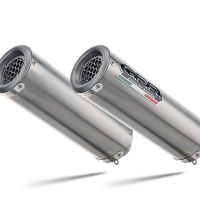 Exhaust compatible with Honda Vtr 1000 Sp-1 RC51 2000-2001, M3 Titanium Natural, Dual Homologated legal slip-on exhaust including removable db killers and link pipes 