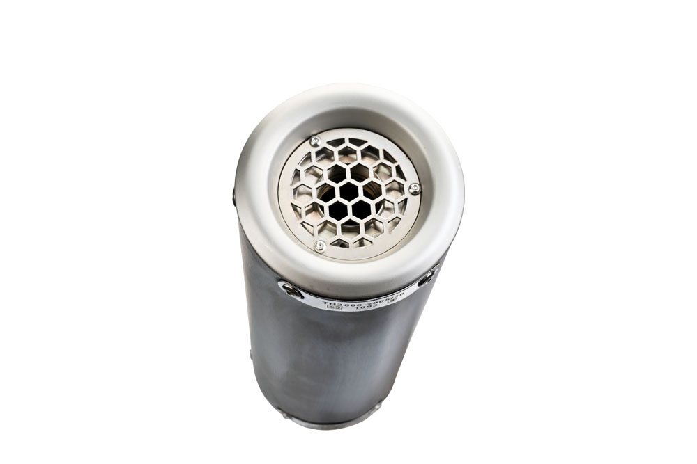 Exhaust compatible with Cf Moto 700 CL-X Heritage 2025-2026, M3 Titanium Natural, Homologated legal slip-on exhaust including removable db killer and link pipe 
