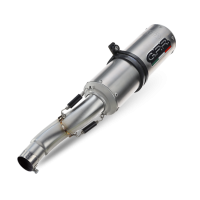 Exhaust compatible with Bmw R Nine-T 1200 -Pure -Racer -Urban G-S 2017-2023, M3 Titanium Natural, Homologated legal slip-on exhaust including removable db killer and link pipe 