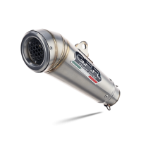 Exhaust compatible with Cf Moto 700 CL-X Adv 2022-2024, Powercone Evo, Mid-full system exhaust legal for UK and non-EU markets including removable db killer 