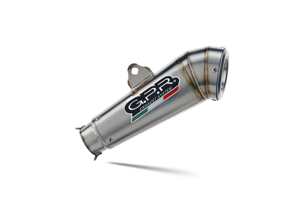 Exhaust compatible with Bmw R Nine-T 1200 -Pure -Racer -Scrambler -Urban G-S 2013-2016, Powercone Evo, Homologated legal slip-on exhaust including removable db killer and link pipe 