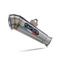 Exhaust compatible with Suzuki Gsx-S 950 2017-2020, Powercone Evo, Homologated legal slip-on exhaust including removable db killer and link pipe 