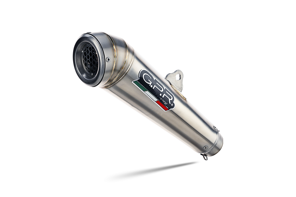 Exhaust compatible with Bmw R 1200 R 2015 Lc 2015-2016, Powercone Evo, Homologated legal slip-on exhaust including removable db killer and link pipe 