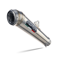 Exhaust compatible with Bmw R 1200 R 2015 Lc 2015-2016, Powercone Evo, Homologated legal slip-on exhaust including removable db killer and link pipe 