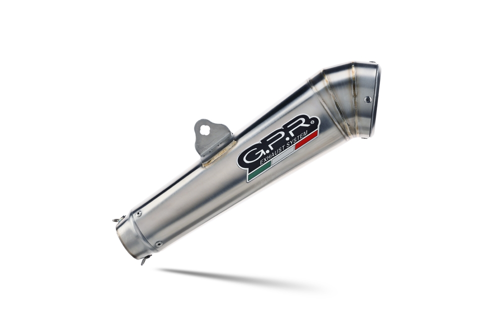Exhaust compatible with Bmw F 800 GS Adventure 2016-2018, Powercone Evo, Homologated legal slip-on exhaust including removable db killer and link pipe 